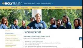 
							         Parents Portal – Holy Trinity								  
							    