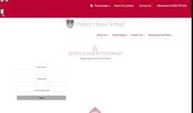 
							         Parents' Portal | Private School Essex | Oxford House School								  
							    