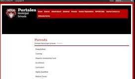 
							         Parents - Portales Municipal Schools								  
							    