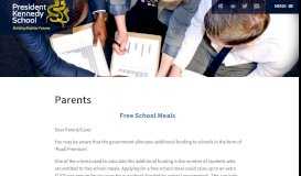 
							         Parents - President Kennedy School								  
							    