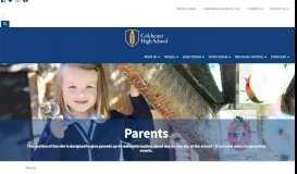 
							         Parents | Private School Colchester | Colchester High School								  
							    