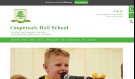 
							         Parents & Pupils | Parent Information | Coopersale Hall School								  
							    