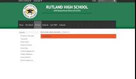 
							         Parents - Rutland High School								  
							    