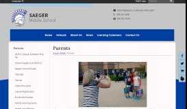 
							         Parents - Saeger Middle - Saeger Middle School - Francis Howell ...								  
							    