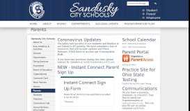 
							         Parents - Sandusky City Schools								  
							    