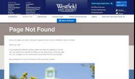 
							         Parents' Section | Westfield State University								  
							    