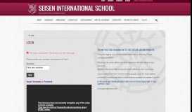 
							         Parents - Seisen International School								  
							    