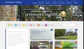 
							         Parents - Sevenoaks School								  
							    