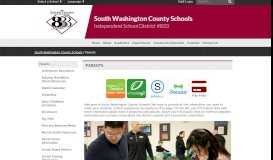 
							         Parents - South Washington County Schools								  
							    
