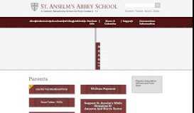 
							         Parents - St. Anselm's Abbey School								  
							    