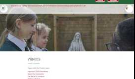 
							         Parents | St Lawrence Catholic Primary School								  
							    