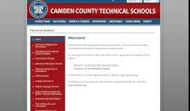 
							         Parents & Students - Camden County Technical Schools								  
							    