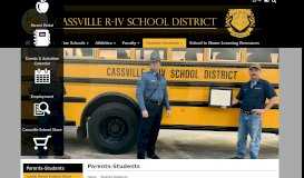 
							         Parents-Students - Cassville R-IV School District								  
							    