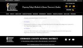 
							         Parents & Students - Cherokee County School District								  
							    