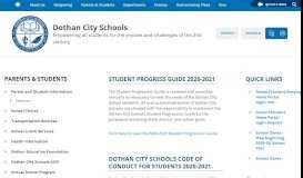 
							         Parents & Students - Dothan City Schools								  
							    