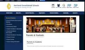 
							         Parents & Students - Hartland Consolidated Schools								  
							    