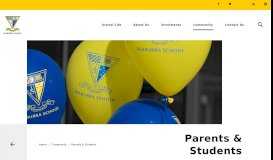 
							         Parents & Students – Inaburra School								  
							    