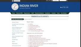 
							         Parents & Students - Indian River School District								  
							    