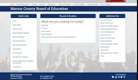 
							         Parents & Students - Marion County Board of Education								  
							    