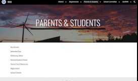 
							         Parents & Students - NRSD								  
							    
