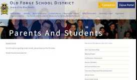 
							         Parents & Students – Old Forge School District								  
							    