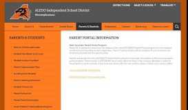 
							         Parents & Students / Parent Portal Information - Aledo ISD								  
							    