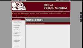 
							         Parents & Students - Rolla Public Schools								  
							    