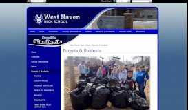 
							         Parents & Students - West Haven High School								  
							    
