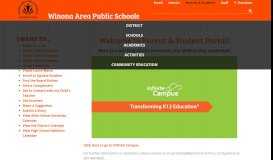 
							         Parents & Students - Winona Area Public Schools								  
							    