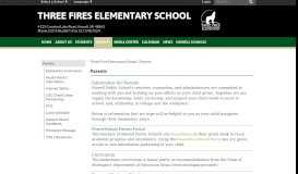 
							         Parents - Three Fires Elementary School								  
							    