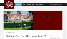 
							         Parents · University of Puget Sound								  
							    
