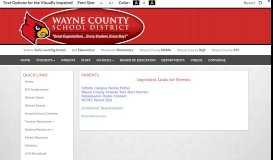 
							         PARENTS - Wayne County School District								  
							    
