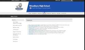 
							         Parents - Woodbury High - Woodbury High School - South ...								  
							    