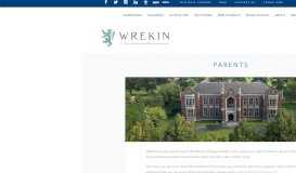 
							         Parents | Wrekin College								  
							    