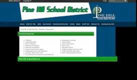 
							         Parents/Community - Pine Hill School District								  
							    