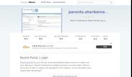 
							         Parents.sherborne.com website. Parent Portal | Login.								  
							    