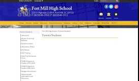 
							         Parents/Students - Fort Mill High School								  
							    