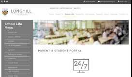 
							         Parent/Student Portal - Longhill High School								  
							    