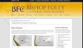 
							         Parent/Student Portal - Miscellaneous - Bishop Foley Catholic High ...								  
							    