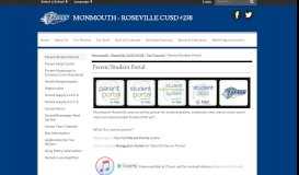 
							         Parent/Student Portal - Monmouth - Roseville CUSD #238								  
							    
