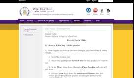 
							         Parent/Student Portal - Waterville Central School								  
							    