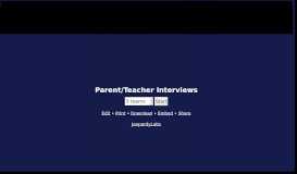 
							         Parent/Teacher Interviews Jeopardy Template								  
							    
