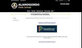 
							         ParentVue - Alamogordo Public Schools								  
							    