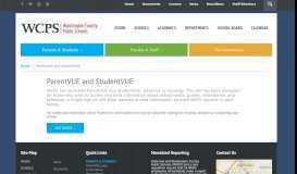 
							         ParentVUE and StudentVUE - External Link | Washington County ...								  
							    