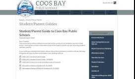 
							         ParentVUE Portal – Parents – Coos Bay School District								  
							    