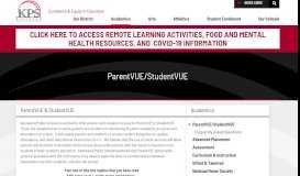 
							         ParentVUE/StudentVUE - Academics - Kentwood Public Schools								  
							    