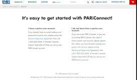 
							         PARiConnect | Log in, register, sign up								  
							    