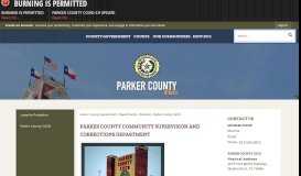 
							         Parker County CSCD								  
							    