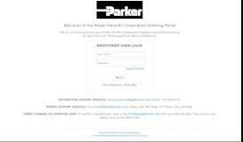 
							         Parker Hannifin Corporation Ordering Portal								  
							    
