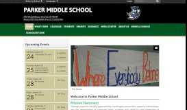 
							         Parker Middle School: Home								  
							    
